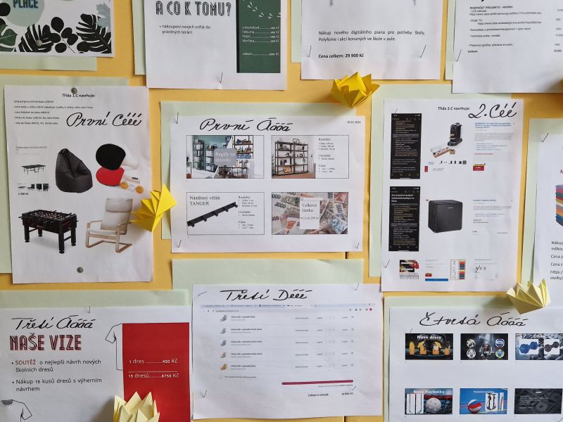 Studenti vylepšují školu