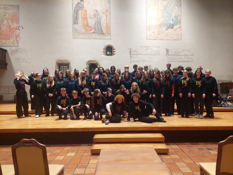 Sbor Polyfonia zpíval Mši míru v Praze