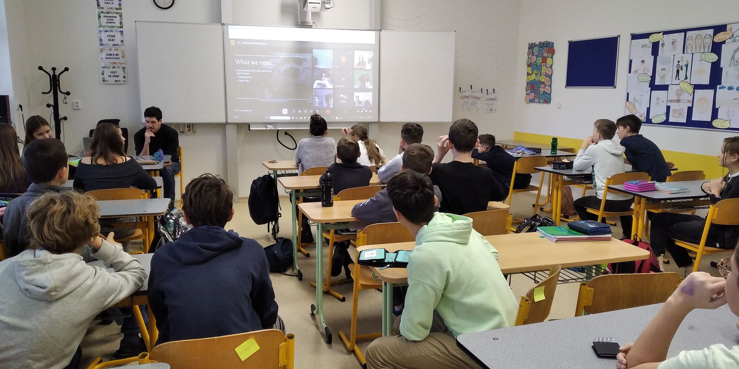 On-line setkání se studenty z Purkersdorfu