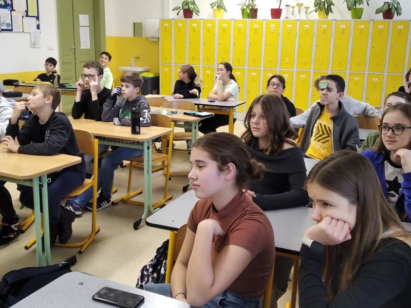 On-line setkání se studenty z Purkersdorfu