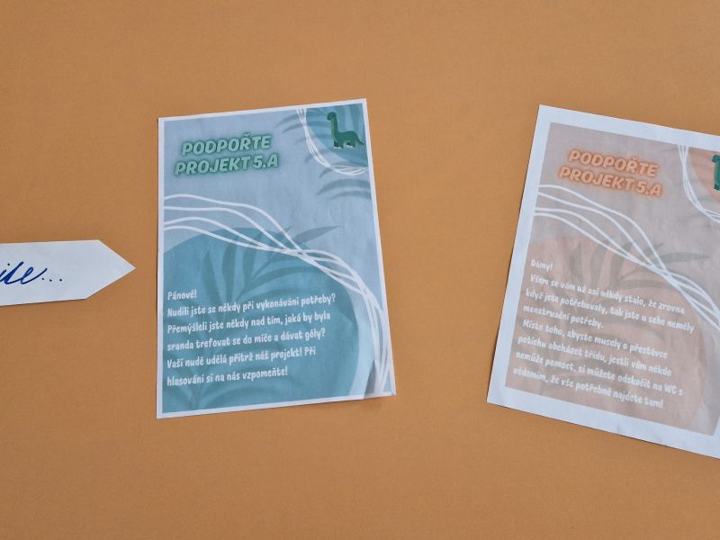 Studenti vylepšují školu