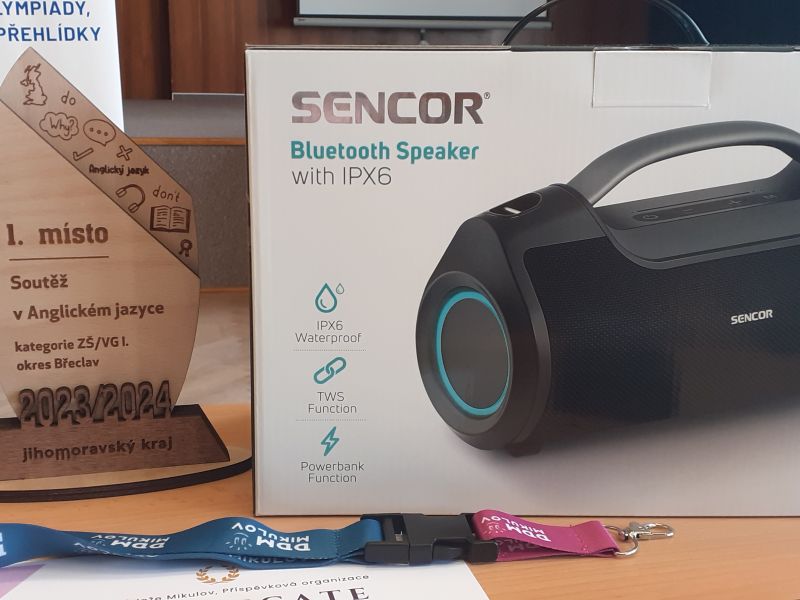 Naše studentka vyhrála okresní kolo anglické soutěže