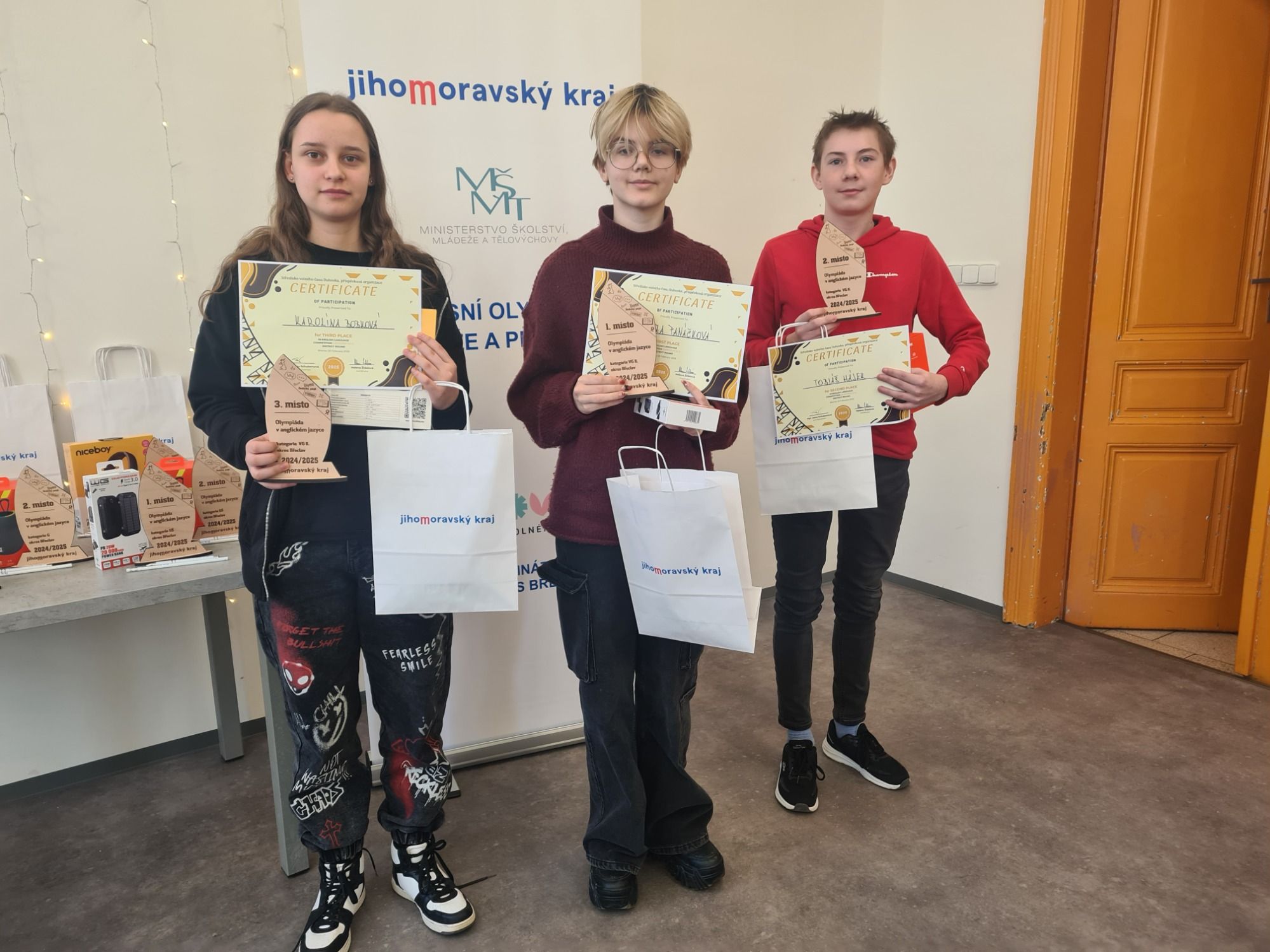 Dvě druhá místa - soutěž v anglickém jazyce