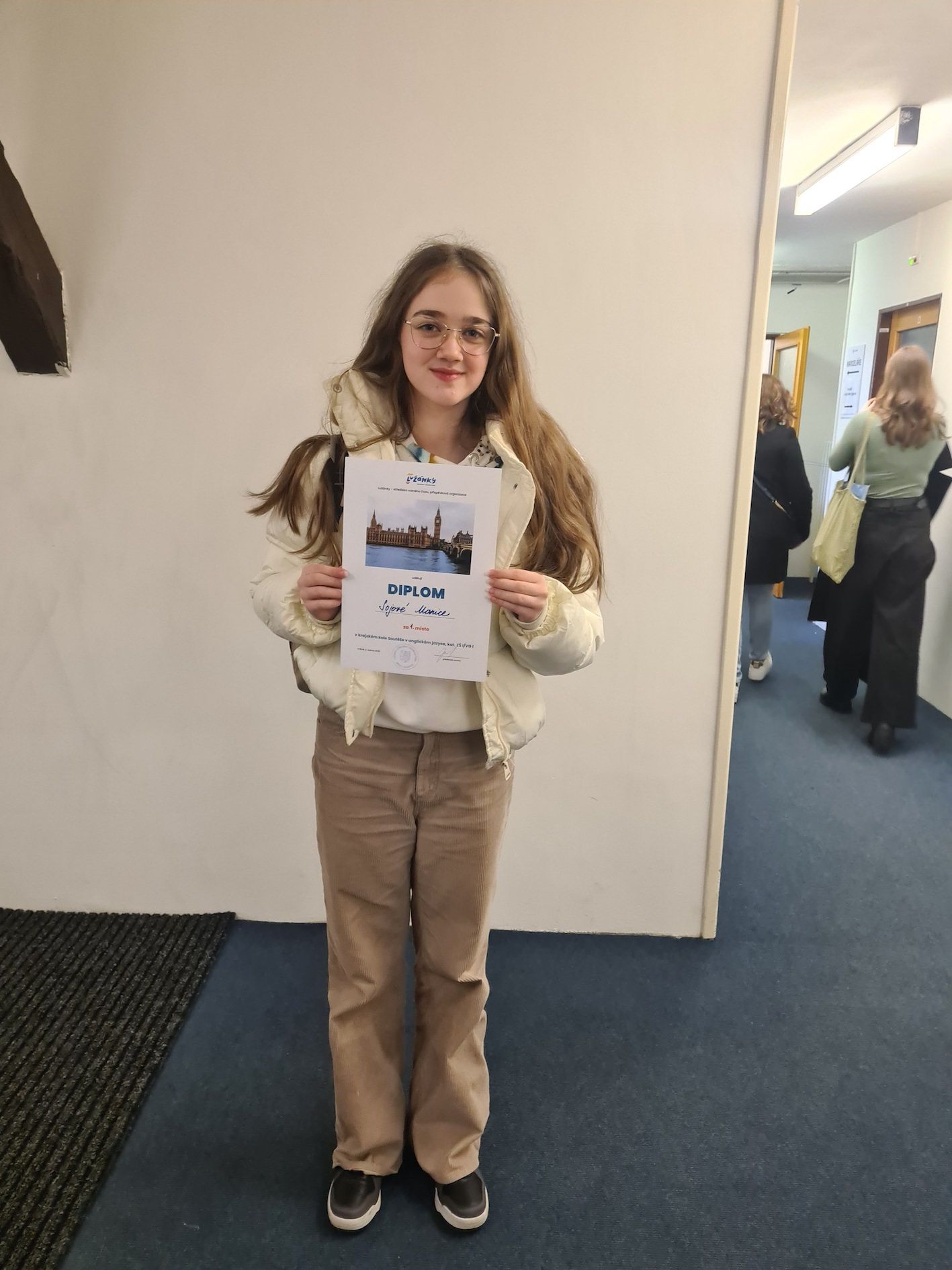 Monika Sojová je nejlepší angličtinářkou v kraji