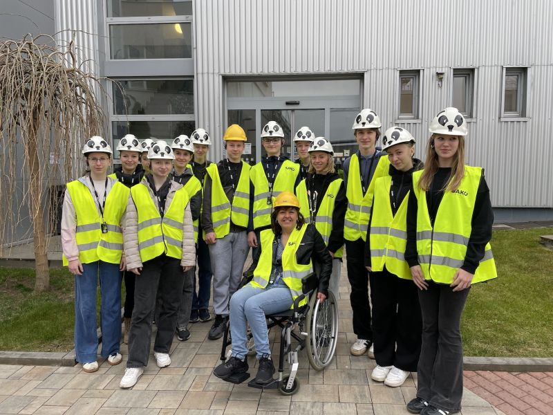 Tercie na exkurzi firmy SAKO Brno