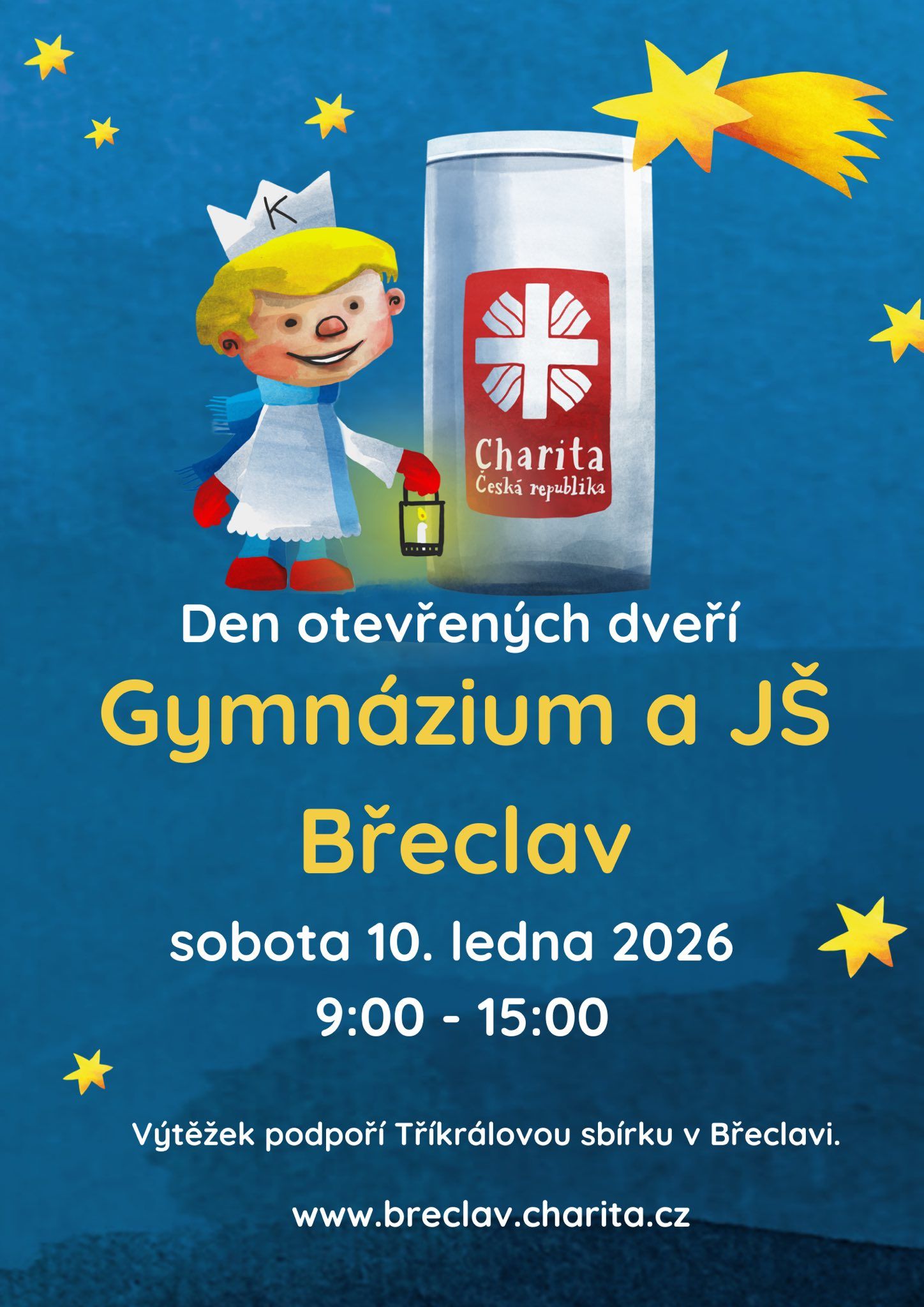 Tříkrálová sbírka na Gymnáziu Břeclav