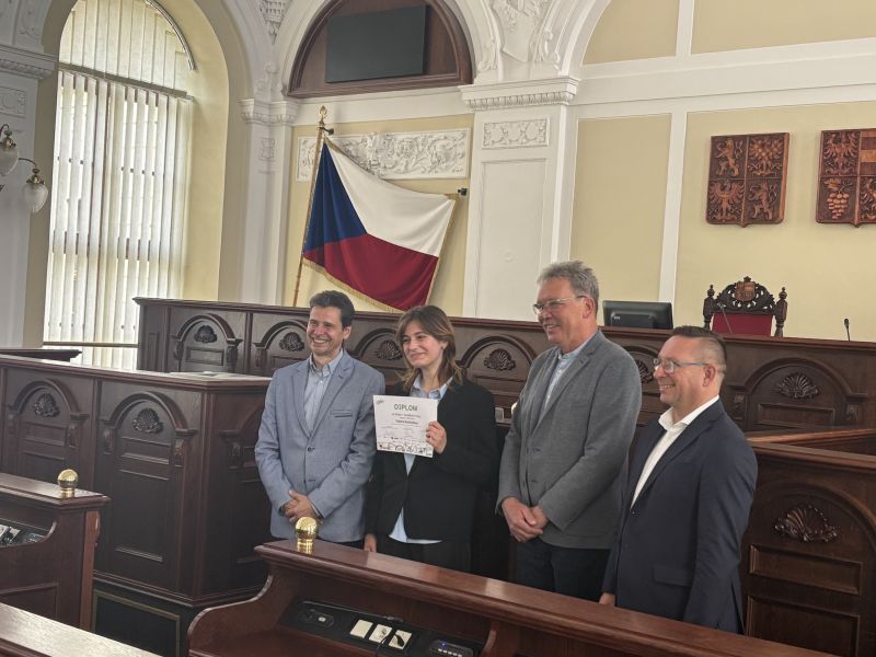 Valerie Kachyňová převzala cenu Jihomoravského kraje