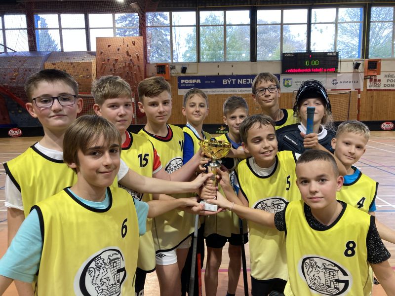 Naši nejmladší vítězí ve florbalu
