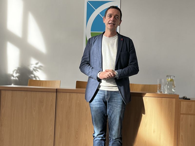 Povídání studentů s hejtmanem Janem Grolichem