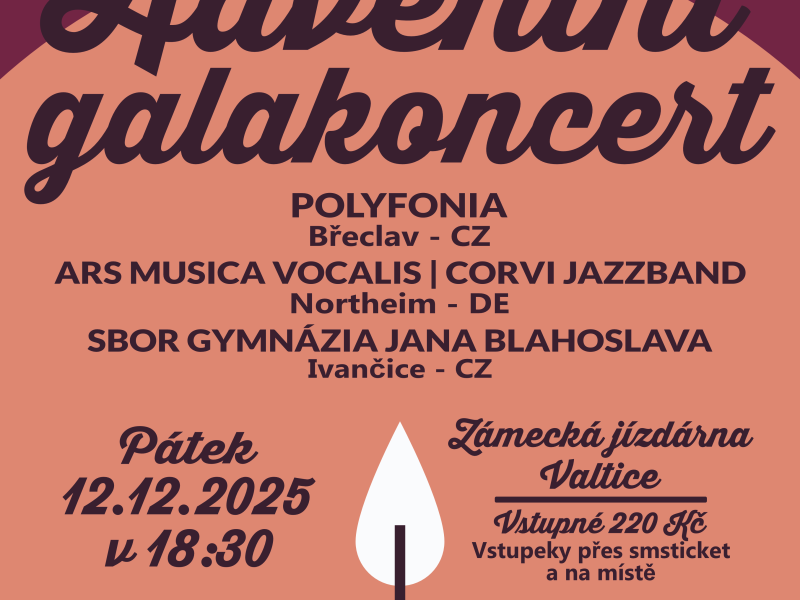 Polyfonia zve na vánoční galakoncert