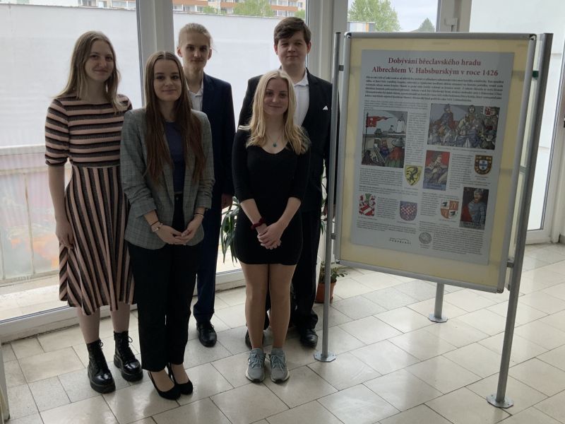 Dobývání břeclavského hradu Albrechtem V. Habsburským