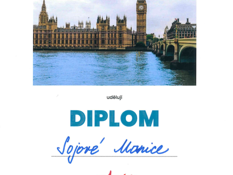 Monika Sojová je nejlepší angličtinářkou v kraji