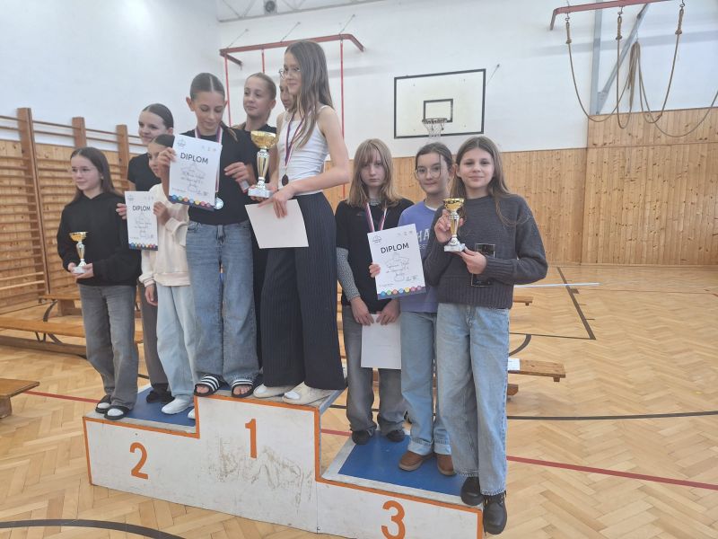 Zlato a bronz z okresního kola ve šplhu