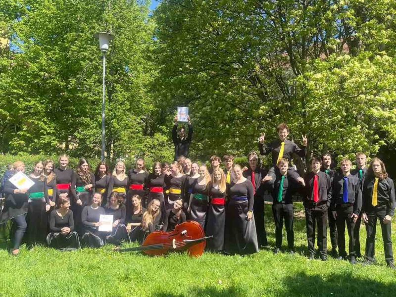 Sbor Polyfonia získal zlaté pásmo na soutěži Gymnasia Cantant