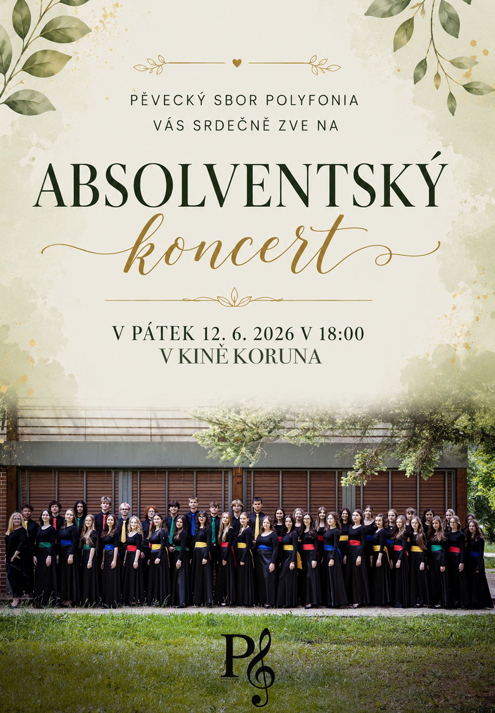 Sbor Polyfonia zve na rozloučení se svými absolventy